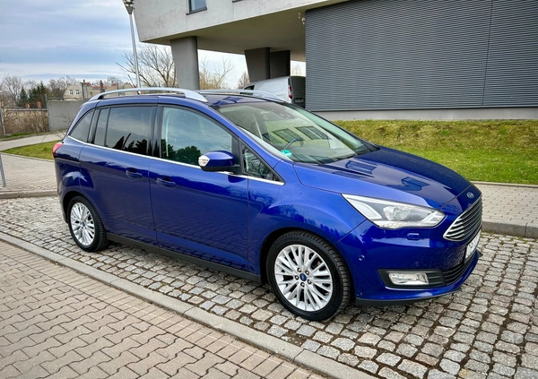 Ford Grand C-MAX cena 52900 przebieg: 144000, rok produkcji 2016 z Wałbrzych małe 781